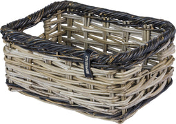 Basil Dijon S fietsmand voorop, grijs/zwart