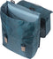 Basil Elegance Dubbele Fietstas - 40-49 Liter - Estate blauw
