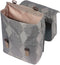 Basil Elegance dubbele fietstas MIK, 40-49L, chateau taupe