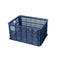 Basil Fietskrat L - Groot - 40 Liter - Blauw