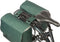 Basil Flair dubbele fietstas MIK, 35L, groen