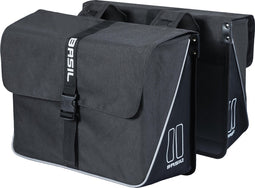 Basil Forte Dubbele fietstas - Zwart - 35 Liter