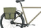 Basil GO - Dubbele fietstas - 32L - Donker groen - Waterafstotend - Reflectiedetails