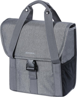 Basil GO Enkele fietstas - Grijs - 16 Liter