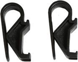 Basil Hook-On System - Set van 2 haken - Zwart