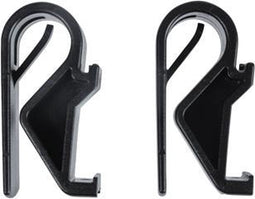 Basil Hook-On System Sports - Set van 2 haken - Zwart