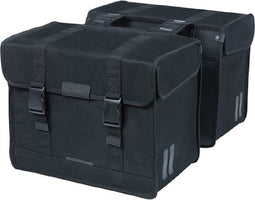 Basil Kavan Eco Classic 58L Dubbele Fietstas - 58 Liter - Zwart