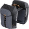 Basil Miles dubbele fietstas MIK, 34L, black slate