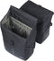 Basil Move dubbele fietstas, 30L, zwart