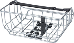 Basil Portland Fietsmand MIK - Achterop - 25 Liter - Chroom