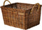Basil Portland Fietsmand - Voor - Rotan - Bruin