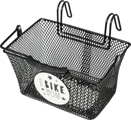 Basil Tivoli Kinderfietsmand - Staal - Inclusief Haken - Zwart