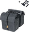 Basil Urban Dry dubbele fietstas MIK, 50L, charcoal - 100% waterdicht - reflectiedetails