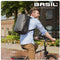 Basil Urban Dry Fietsrugzak - Enkele fietstas - Grijs - 18 Liter