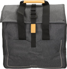 Basil Urban Dry Fietsshopper - Enkele fietstas - Grijs - 20 Liter