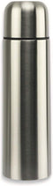 Basis Thermoskan | Isolatiekan bullet 0.75 ltr | Roestvrijstale drinkbeker | Zilver