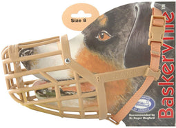 Baskerville Classic Basket Muzzle Lichtbruin - Hondenopvoeding - Nr 8