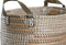 Basket spelset DKD Home Decor 45 x 35 x 18 cm Polyurethaan Tropisch Zeegras