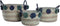 Basket spelset DKD Home Decor 46 x 44 x 34 cm Pompons Polypropyleen Zeegras