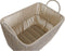 Basket spelset DKD Home Decor Beige Metaal 39 x 29 x 31 cm 3 Onderdelen