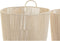 Basket spelset DKD Home Decor Beige Metaal 42 x 42 x 51 cm