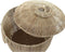 Basket spelset DKD Home Decor Bruin Multicolour Natuurlijk Jute Metaal Boho 51 x 51 x 48 cm