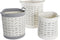 Basket spelset DKD Home Decor Grijs Katoen (3 Onderdelen) (35 x 35 x 40 cm)