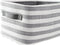 Basket spelset DKD Home Decor Grijs Strepen Katoen (42 x 32 x 25 cm) (3 Onderdelen)