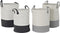 Basket spelset DKD Home Decor Katoen (40 x 40 x 52 cm) (2 Stuks)