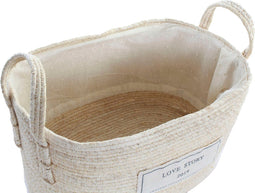 Basket spelset DKD Home Decor Katoen Vezel (34 x 23 x 20 cm)