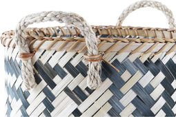 Basket spelset DKD Home Decor Koloniaal Bamboe (40 x 38 x 38 cm)
