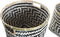 Basket spelset DKD Home Decor Koloniaal Bamboe (40 x 40 x 39 cm)