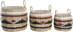 Basket spelset DKD Home Decor Koloniaal Vezel (30 x 30 x 25 cm)