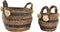 Basket spelset DKD Home Decor Koloniaal Vezel (31 x 31 x 33 cm)