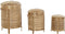 Basket spelset DKD Home Decor Natuurlijk Bamboe (31 x 31 x 44 cm) (3 Onderdelen)