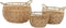 Basket spelset DKD Home Decor Natuurlijk Metaal Polyethyleen 38 x 38 x 34 cm 38 x 38 x 27 cm 3 Onderdelen