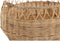 Basket spelset DKD Home Decor Natuurlijk Metaal Polyethyleen 38 x 38 x 34 cm 38 x 38 x 27 cm 3 Onderdelen