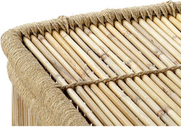 Basket spelset DKD Home Decor Natuurlijk Touw Bamboe (46 x 46 x 55 cm)