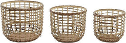 Basket spelset DKD Home Decor Natuurlijke Vezel (39 x 39 x 32 cm)