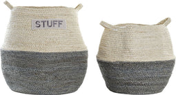 Basket spelset DKD Home Decor Natuurlijke Vezel (40 x 40 x 38 cm)