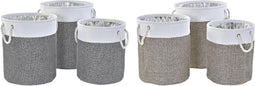 Basket spelset DKD Home Decor Polyester (2 Stuks) (40 x 40 x 49 cm)