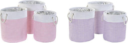 Basket spelset DKD Home Decor Polyester (2 Stuks) (40 x 40 x 49 cm)