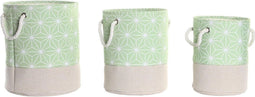 Basket spelset DKD Home Decor Polyester EVA Geometrisch (30 x 30 x 35 cm)
