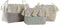 Basket spelset DKD Home Decor Polyester Franjes (40 x 30 x 30 cm)