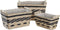 Basket spelset DKD Home Decor Polyester Koloniaal Vezel (38 x 26 x 24 cm)