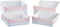Basket spelset DKD Home Decor Polyester Natuurlijke Vezel Boho Mediterrane (26 x 26 x 9 cm) (4 Onderdelen)
