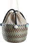 Basket spelset DKD Home Decor Polyester Pompons 43 x 43 x 43 cm Zeegras