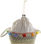 Basket spelset DKD Home Decor Polyester Pompons (57 x 45 x 42,5 cm)
