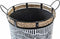 Basket spelset DKD Home Decor Touw Ijzer (52 x 42 x 58 cm)