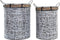 Basket spelset DKD Home Decor Touw Ijzer (52 x 42 x 58 cm)